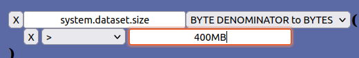 Byte filter conversion