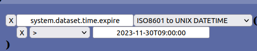 ISO8601 filter conversion