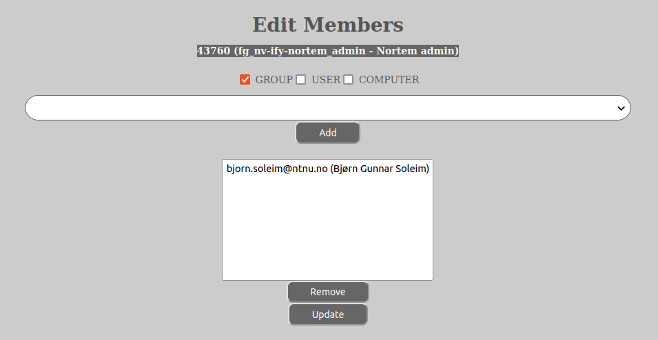 Add Group Member