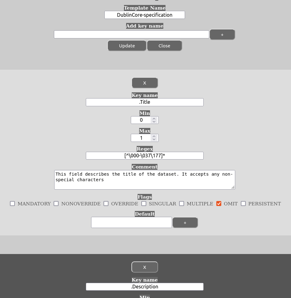 Edit Template