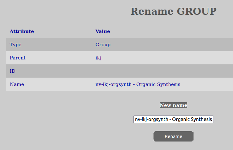 Rename Group